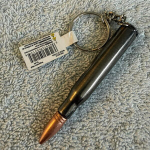 Men's Unbranded Bullet Knife Keychain One Size Gray Copper